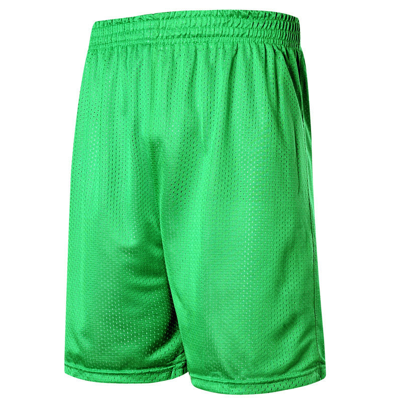 Summer knee shorts code male hip hop Basketball Shorts double training pants breathable mesh five shorts