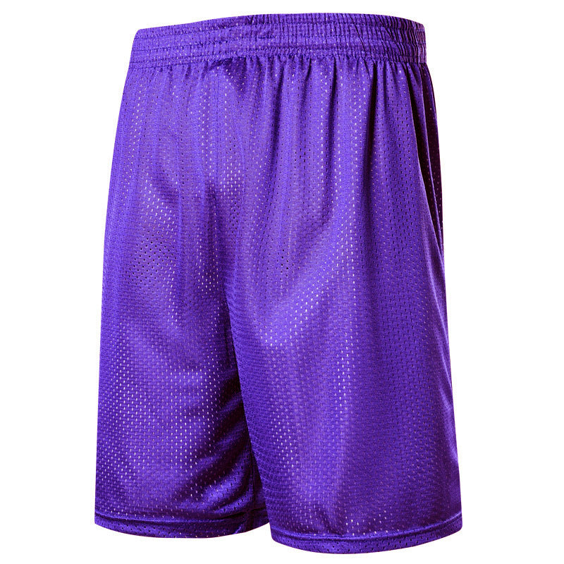 Summer knee shorts code male hip hop Basketball Shorts double training pants breathable mesh five shorts