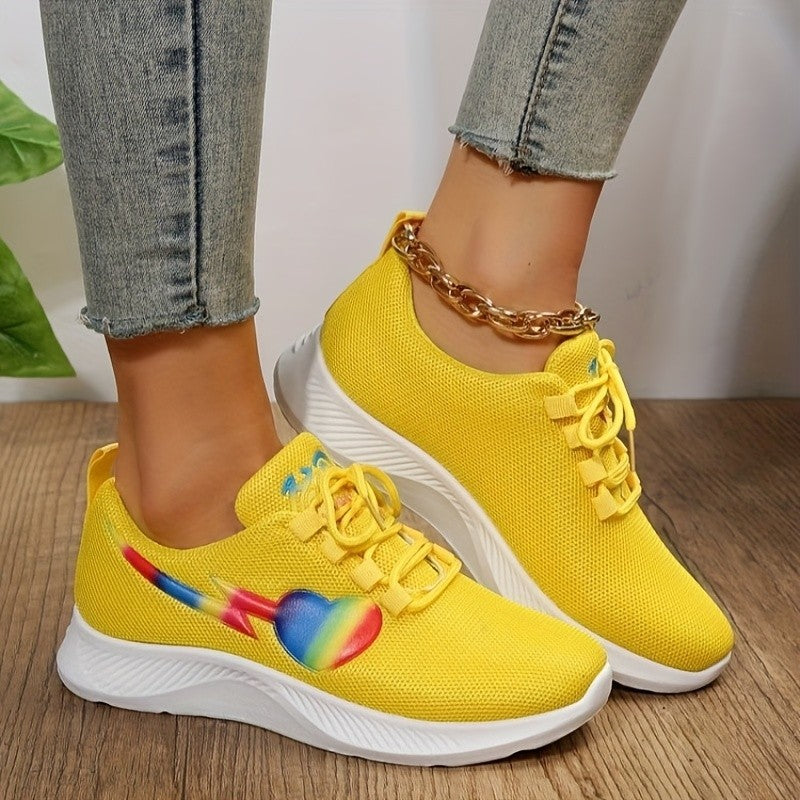 Mesh Lace-Up Sneakers