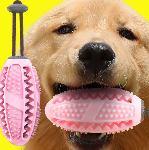 Dog Toys Silicon Suction Cup Tug Interactive Dog Ball Toy For Pet Chew Bite Tooth Cleaning Toothbrush Feeding Pet Supplies