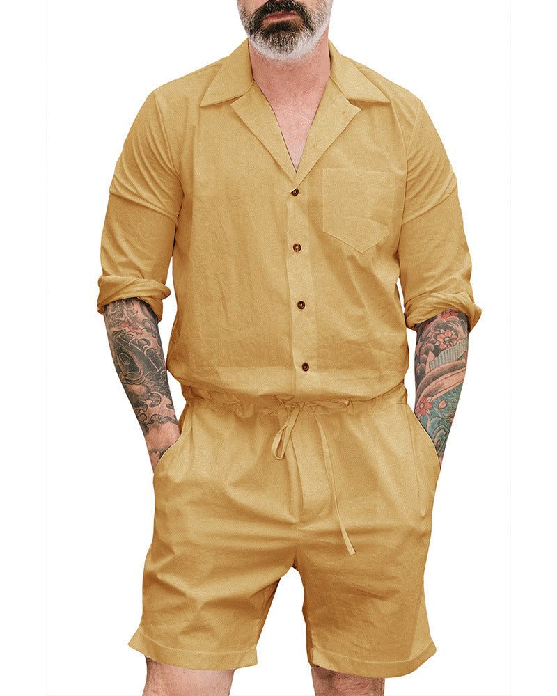 Summer new size men's bodysuit